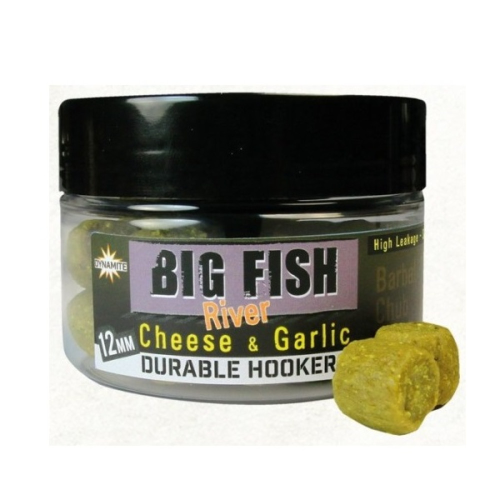 Пелетс Dynamite Baits Big Fish River Durable Hookers Cheese & Garlic 12 мм, DY1361