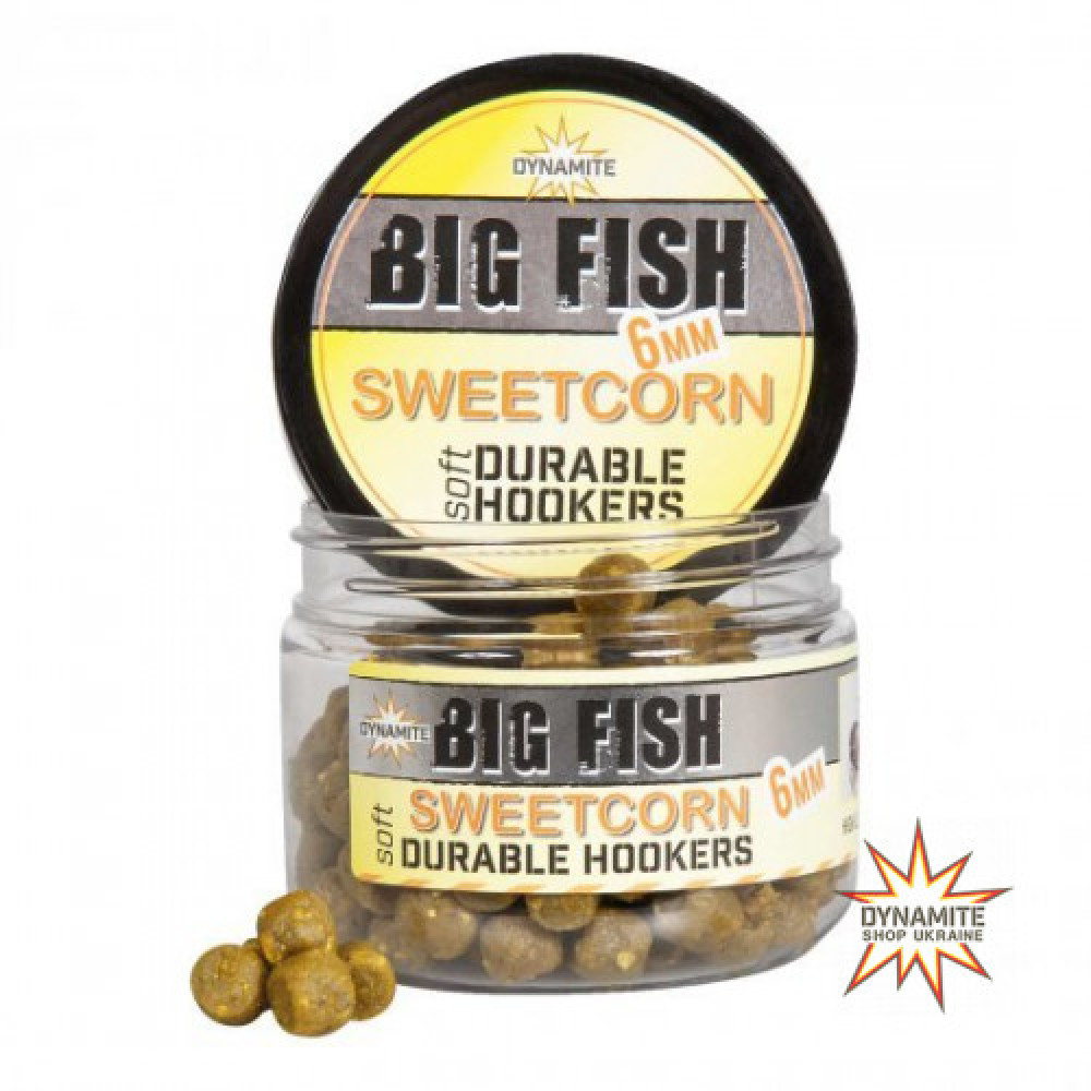 Пелетс Dynamite Baits Durable Hook Pellet 6mm Sweetcorn Tub, DY1664
