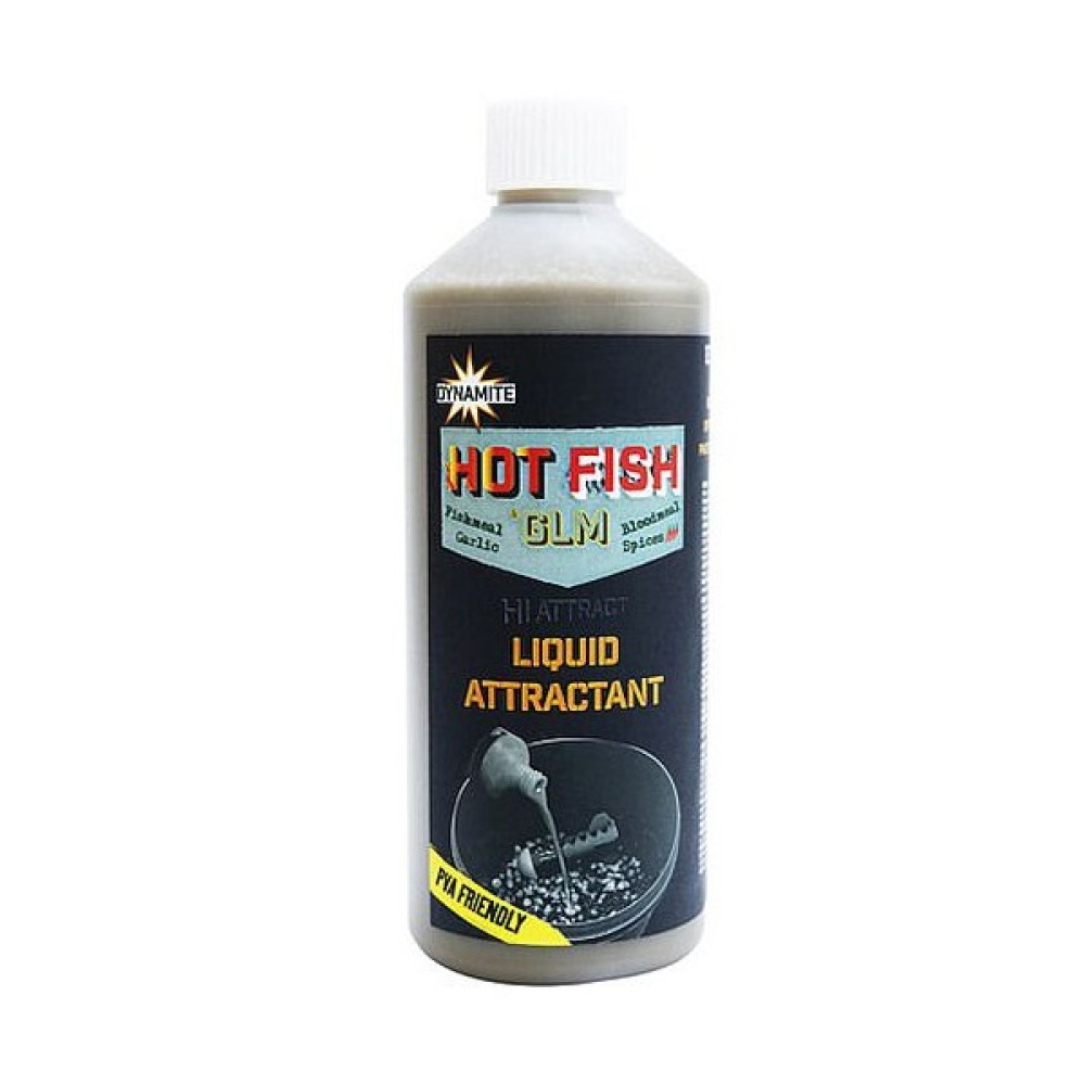 Ліквід Dynamite Baits Hot Fish & GLM Liquid Attractant 500ml, DY1016