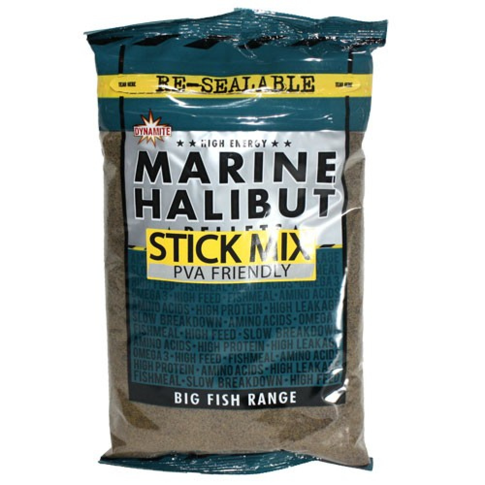 Прикормка Dynamite Baits Marine Halibut Stick Mix, DY248