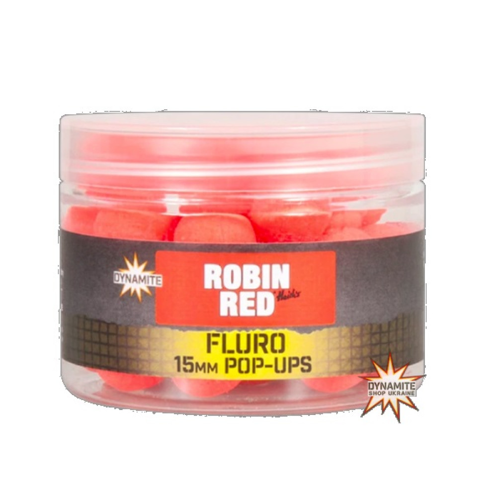 Бойли Dynamite Baits Robin Red Fluro Pop-Ups 15mm, DY1950