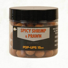 Бойли Dynamite Baits Foodbait Pop-Ups - Spicy Shrimp & Prawn - 15mm, DY976