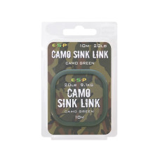 Повідковий матеріал ESP Camo Sink Link Green 20lb 
