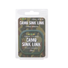 Повідковий матеріал ESP Camo Sink Link Green 25lb 