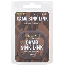 Повідковий матеріал  ESP Camo Sink Link Brown 15lb