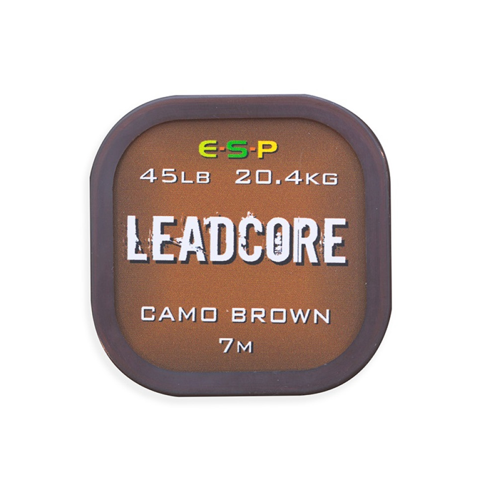 Ледкор ESP Leadcore 7m Camo Brown