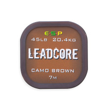 Ледкор ESP Leadcore 7m Camo Brown