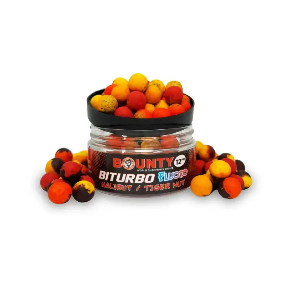 Преміум-насадкаBountyFluoBiTurboHalibut/TigerNut10мм