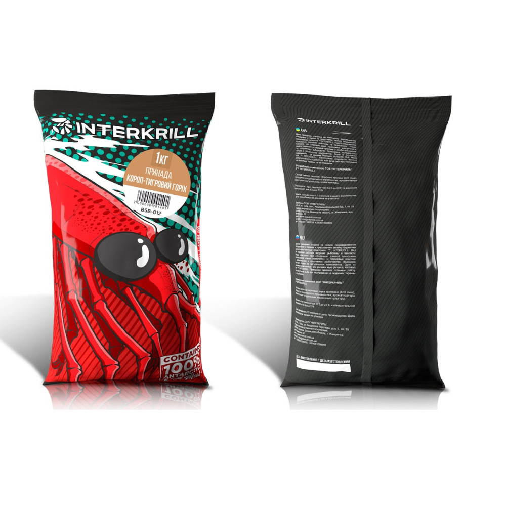 Прикормка Interkrill Короп-Тигровий Горіх, 1 кг