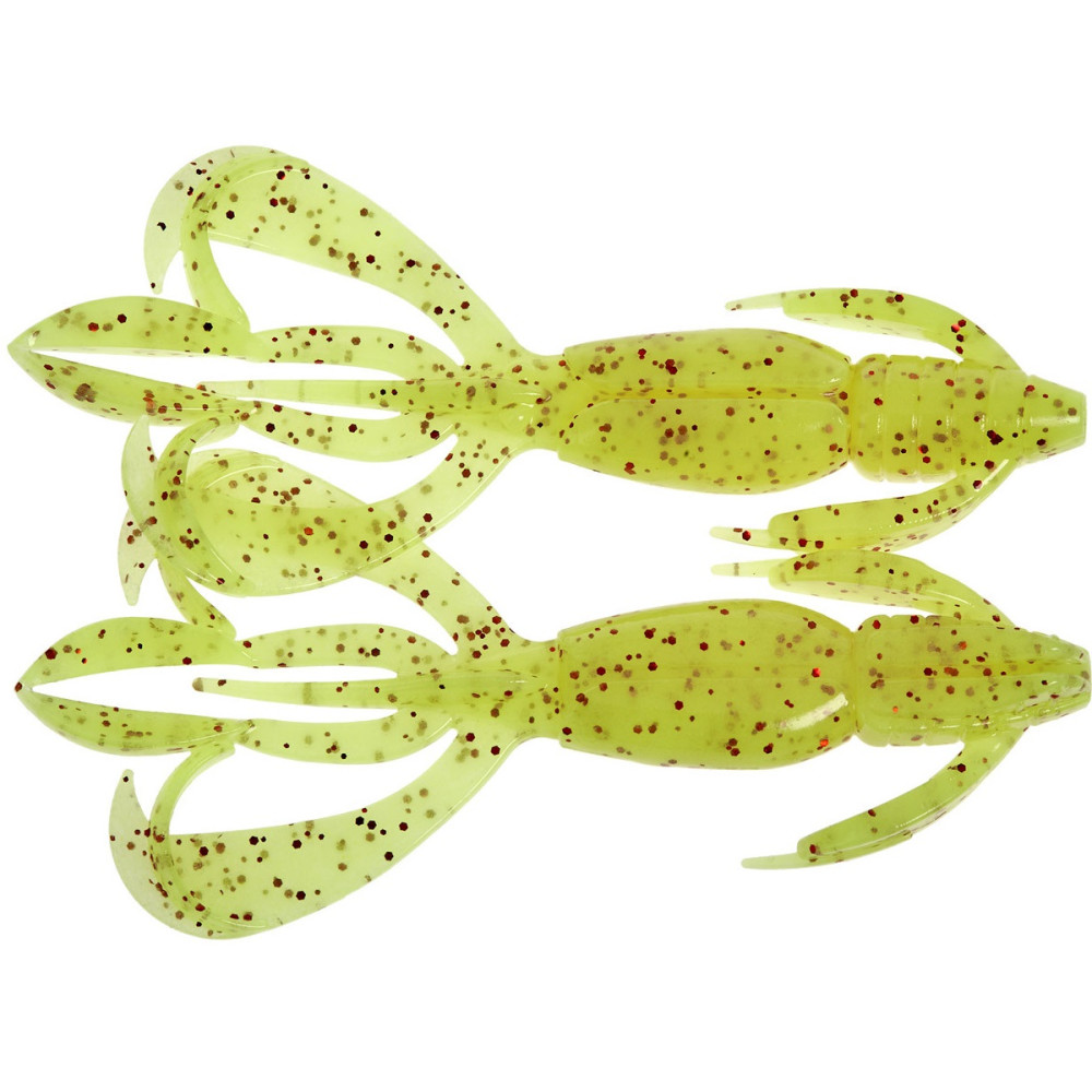 Силіконова приманка Keitech Crazy Flapper 4.4" к:pal#01 chartreuseredflake