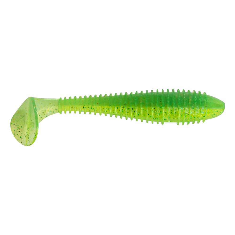 Силіконова приманка Keitech Swing Impact FAT 3.8" 424 lime chartreuse