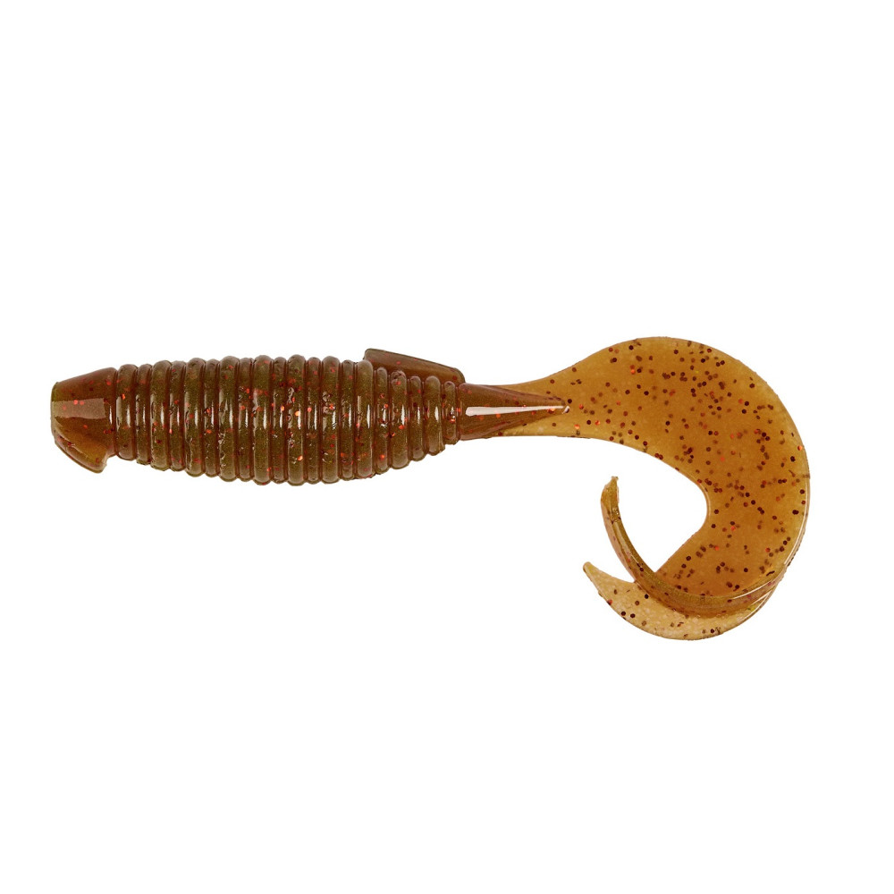 Силіконова приманка Keitech Flapper Grub 4" (7 шт/пак) к:pal#07 motoroil red flake