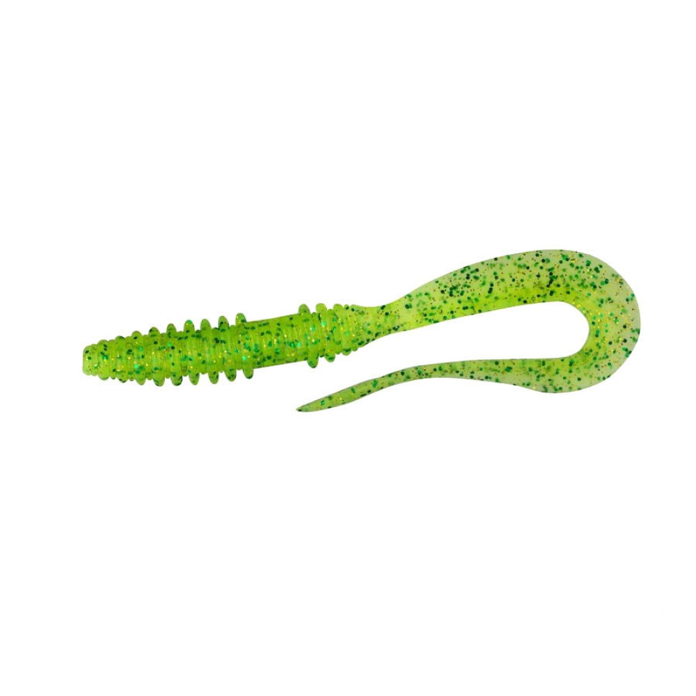 Силіконова приманка Keitech Mad Wag Mini 3.5" 424 lime chartreuse