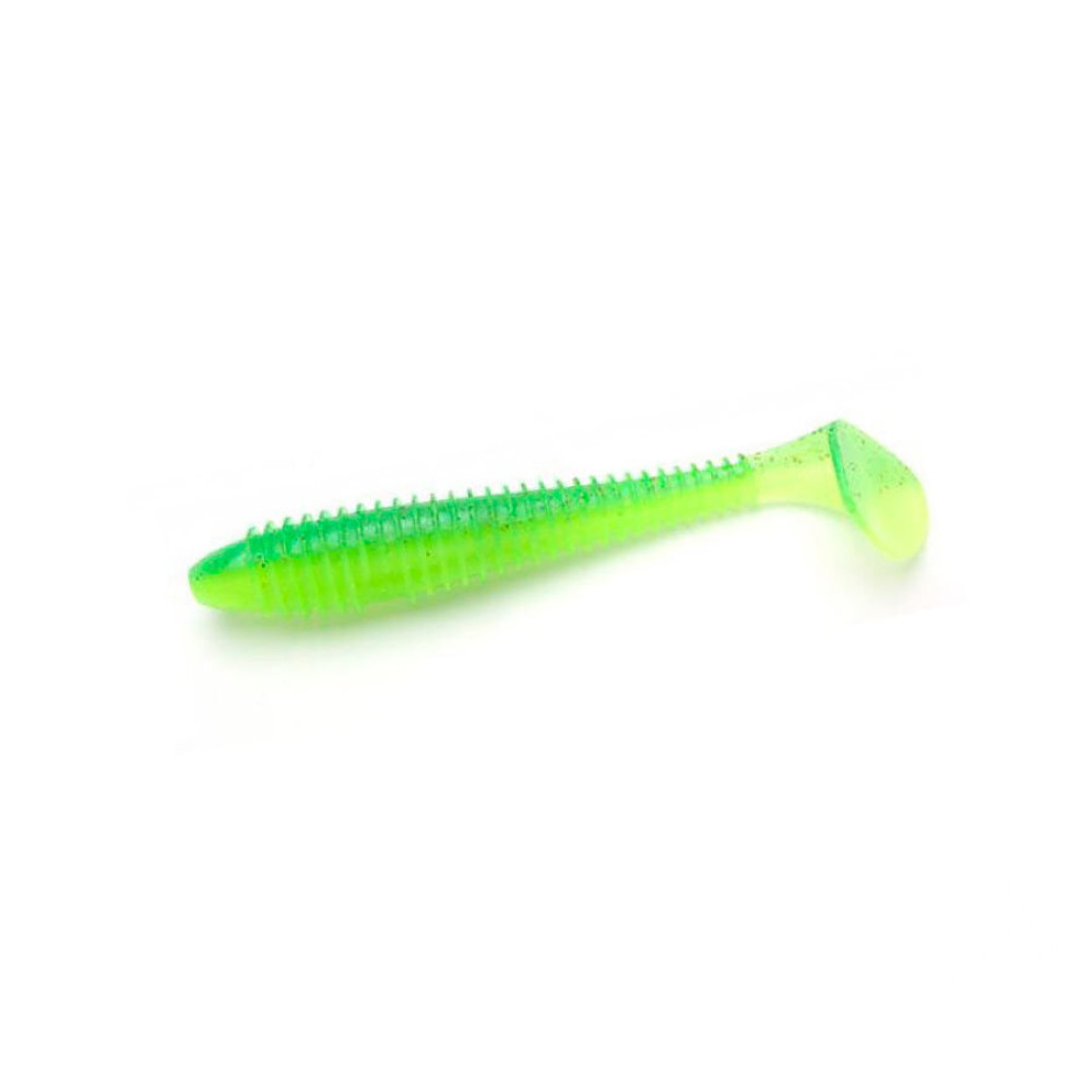 Силіконова приманка Keitech Swing Impact FAT 3.3" 424 Lime Chartreuse