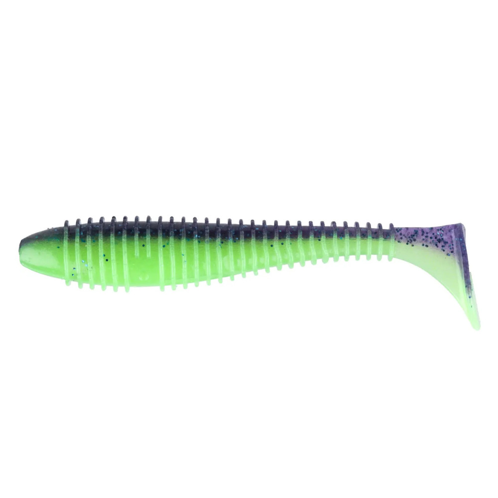 Силіконова приманка Keitech Swing Impact FAT 4.8" (5 шт/уп) к:pal#06 violet lime berry