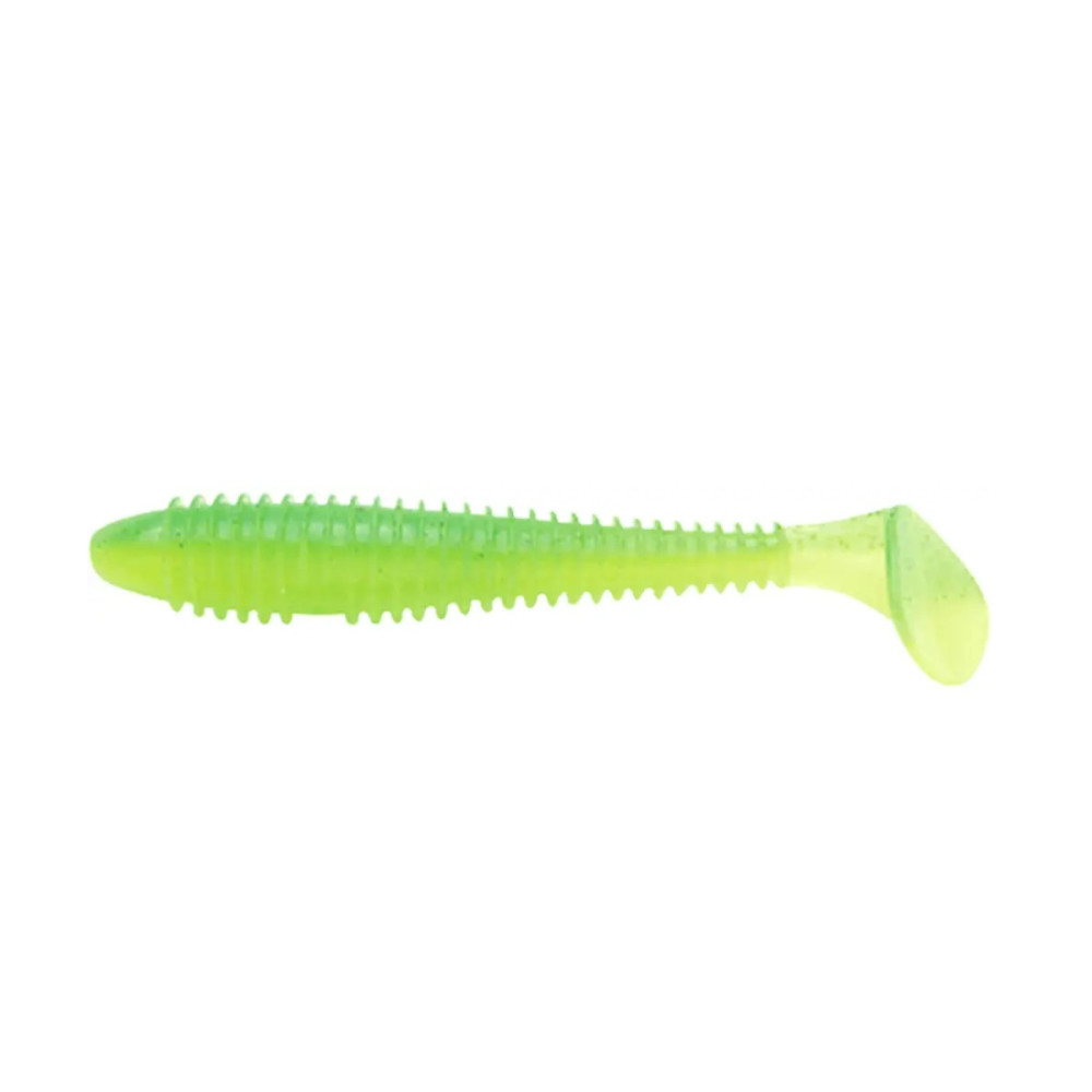 Силіконова приманка Keitech Swing Impact FAT 5.8" (4 шт/уп) к:424 lime chartreuse