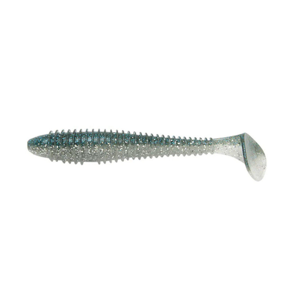 Силіконова приманка Keitech Swing Impact FAT 4.3" (6 шт/уп) к:431 silver shiner