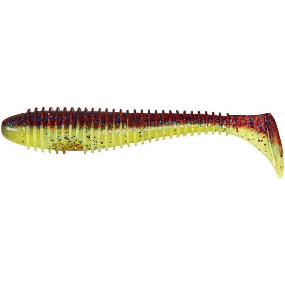 Силіконова приманка Keitech Swing Impact FAT 3.3 (7 шт/уп) grape chart red flk