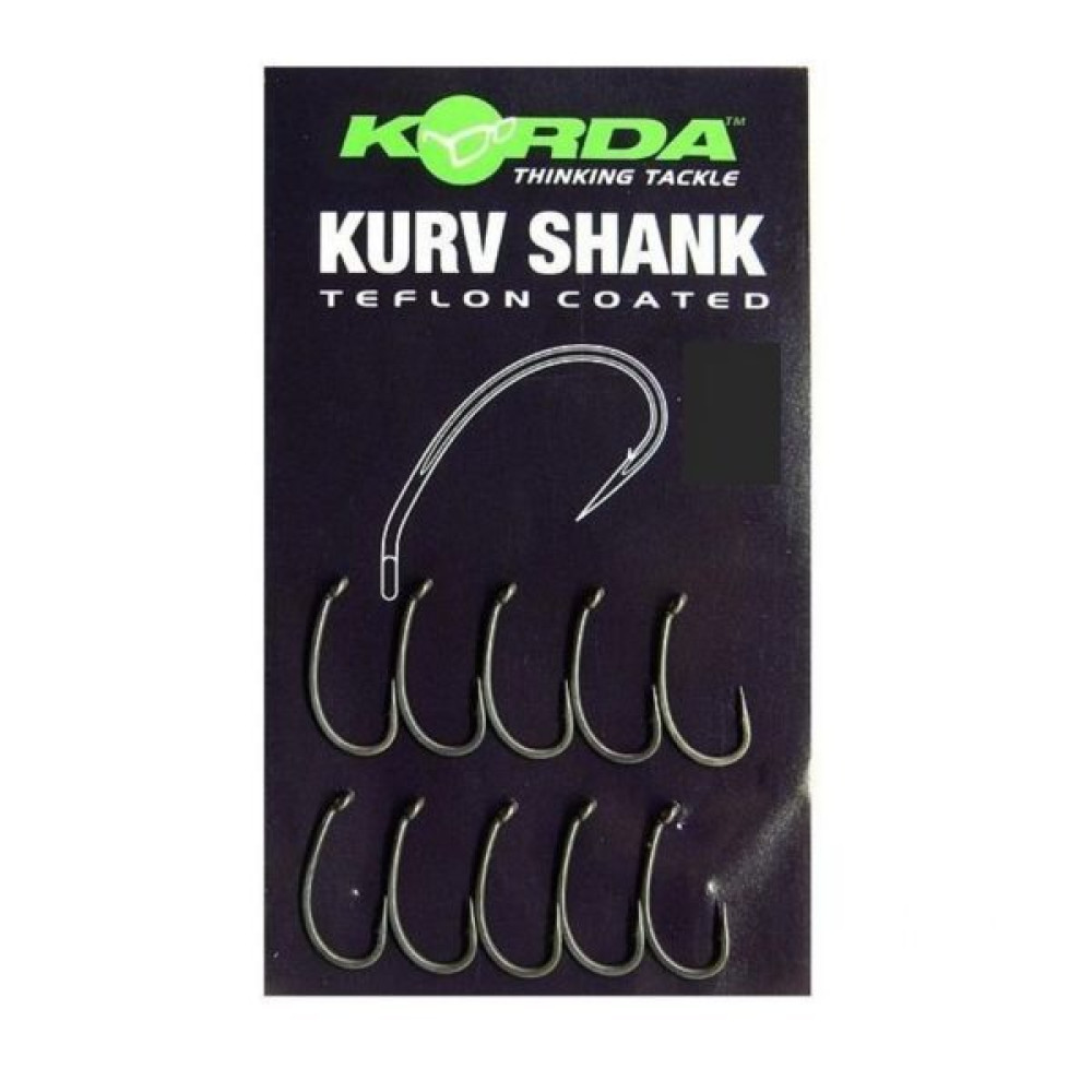 Гачок Korda Kurv Shank Hook Size 10 KKS10