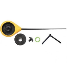 Вудка-балалайка з підставкою зим. Salmo Sport (жовта)