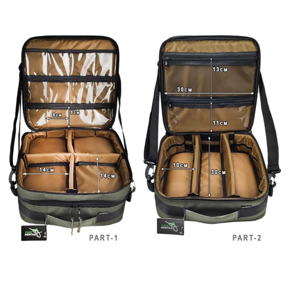 Подвійна сумка ПрофМонтаж Twin Point для снастей та аксесуарів