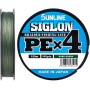 Шнур Sunline Siglon PE x4 150m (темн-зел.) #0.6/0.132mm 10lb/4.5kg