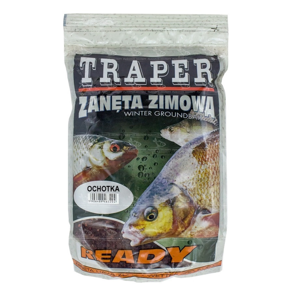 Прикормка зволожена Traper Zimowa Ready 0.75kg (Мотиль)