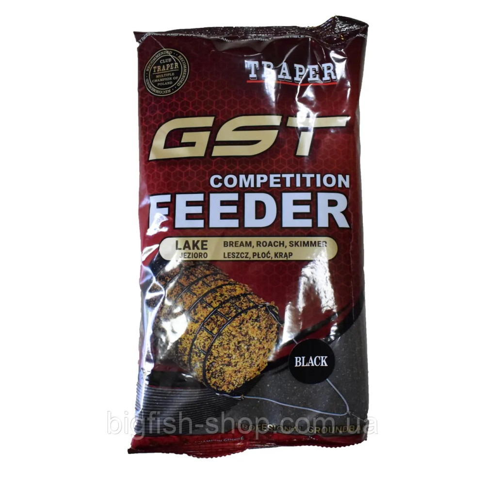 Прикормка Traper GST Feeder Jezioro Black 1kg
