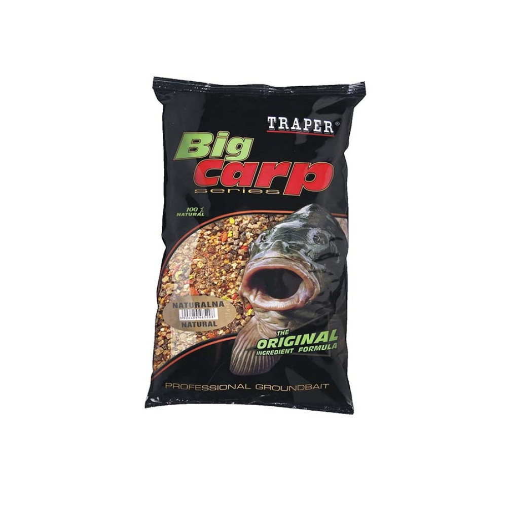 Прикормка TRAPER Big Carp 1kg Kukurydza