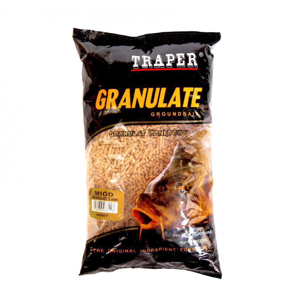 Гранулят Traper Мед, 5mm, 1кг