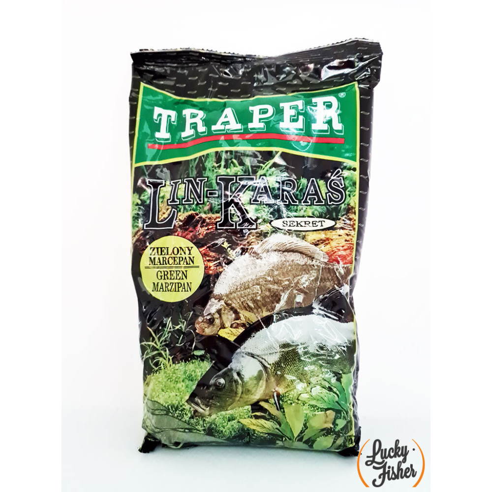 Прикормка Traper SEKRET Лящ Зелений Марципан, 1кг