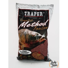 Прикормка Traper Method Feeder Полуниця, 0,75кг