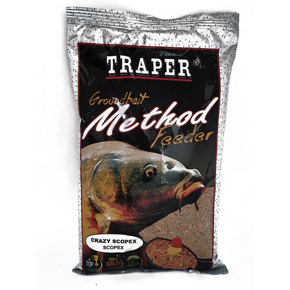 Прикормка Traper Method Feeder Crazy Scopex, 0,75кг