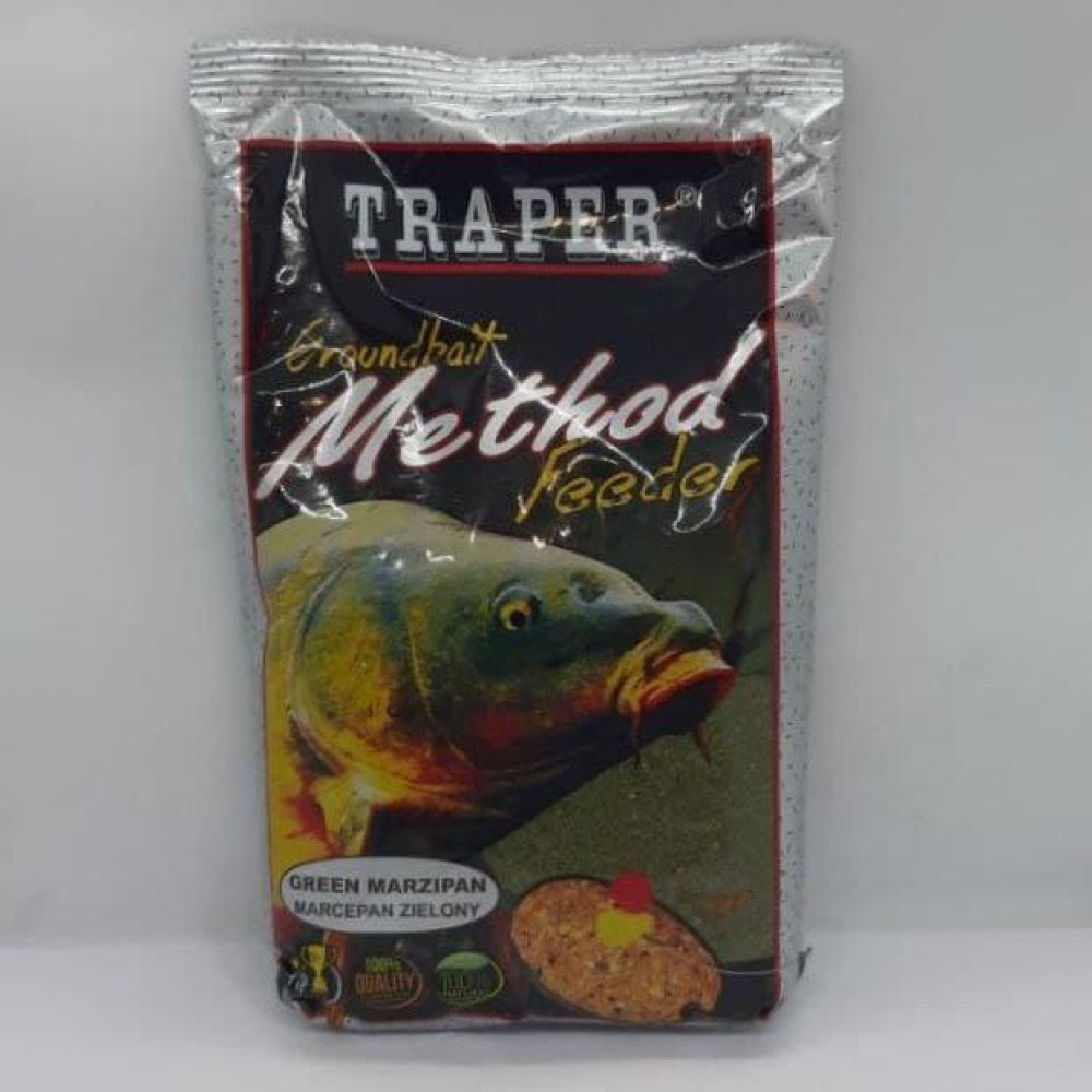 Прикормка Traper Method Feeder Зелений Марцепан 0,75кг