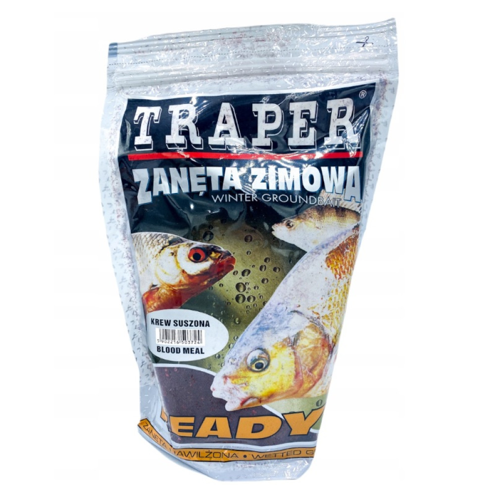 Прикормка зволожена Traper Zimowa Ready 0.75kg Сушона Кров